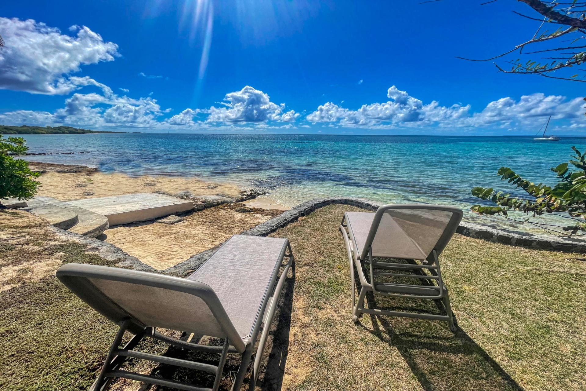 1.Location villa pied dans l'eau Saint François Guadeloupe_Pied dans l'eau